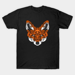 Fox Face Drawing T-Shirt